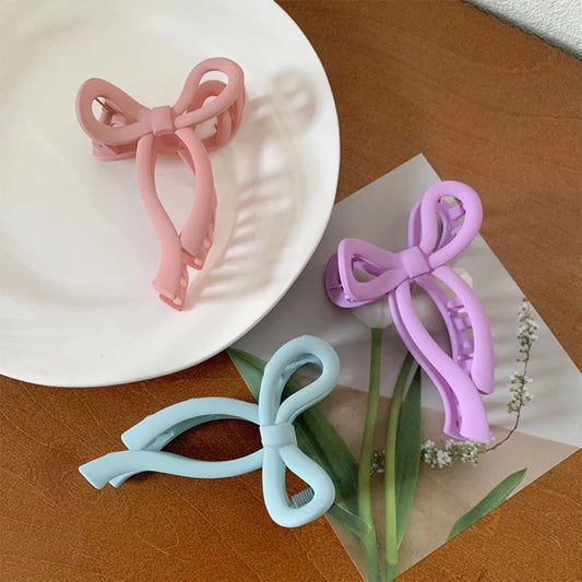 Matte Bow - Hair Claw