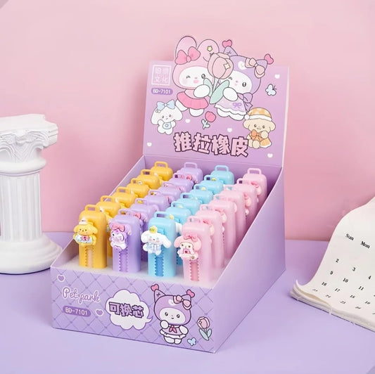 Kuromi Cutter Shaped - Large Eraser