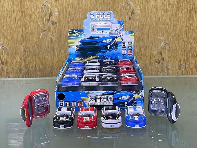 Police Car - Double hole Sharpener
