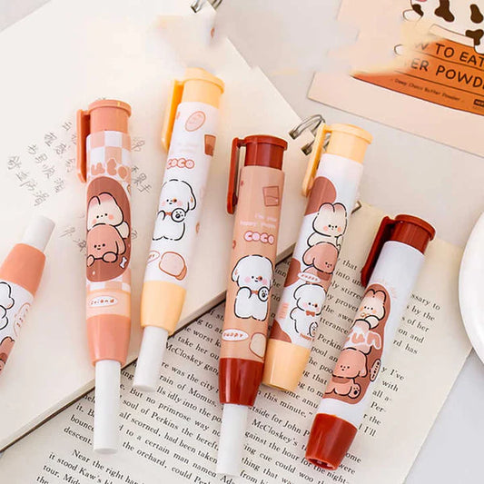 Cute Puppy Brown - Press Eraser