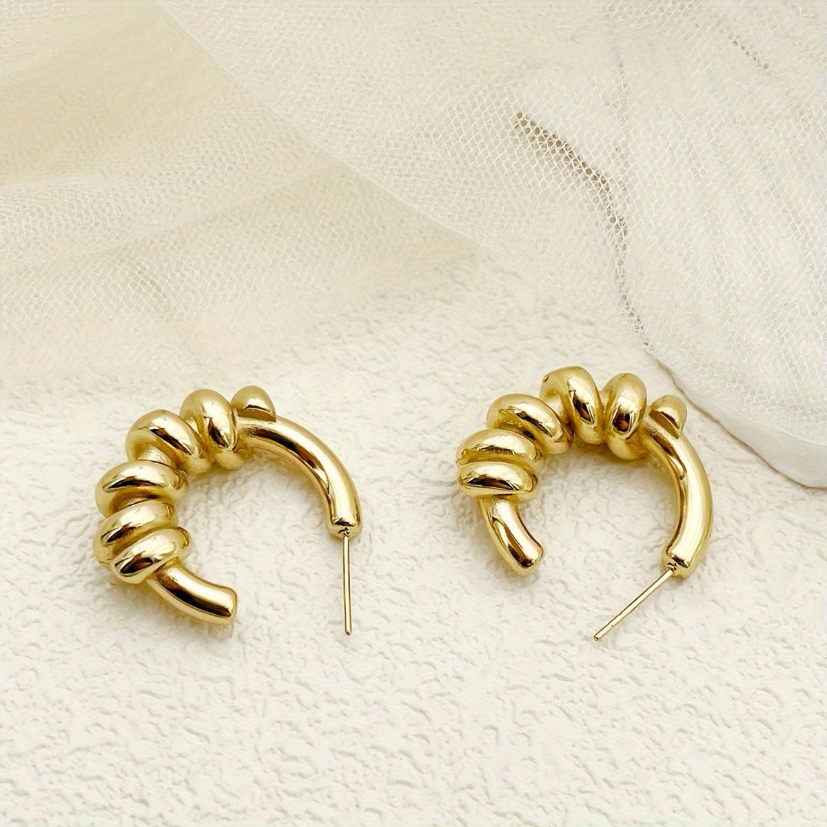 Croissant Hoop - Earrings