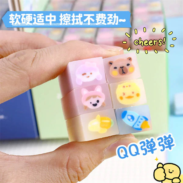 Panda & Bear Infinity Eraser - Pack of 6