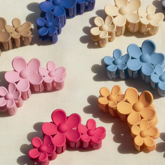 Flower Matte Claws - Set of 3