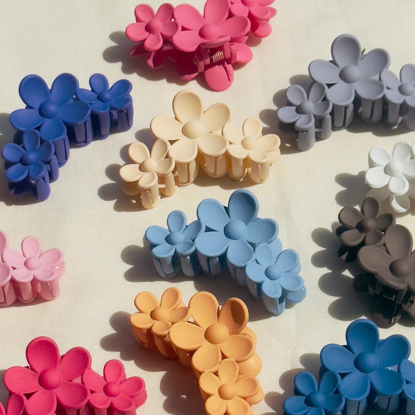 Flower Matte Claws - Set of 3