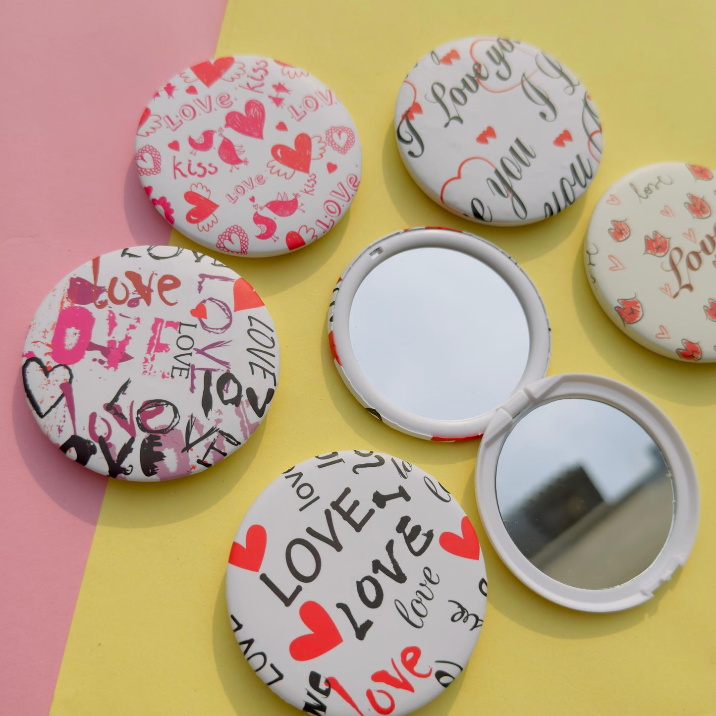 Love Compact Mirrors