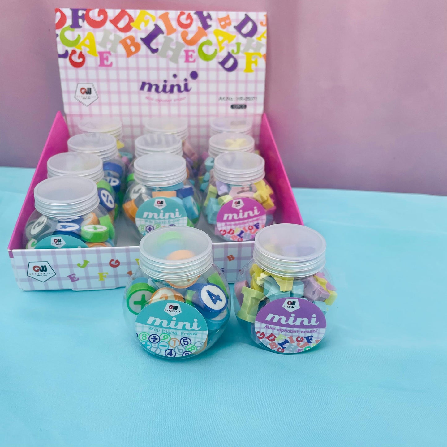 Mini Alphabets - Eraser Box