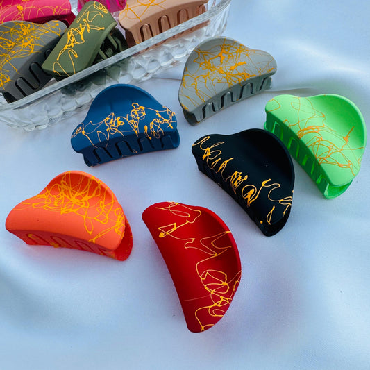 Paint Strokes - Hair Claw Style 3