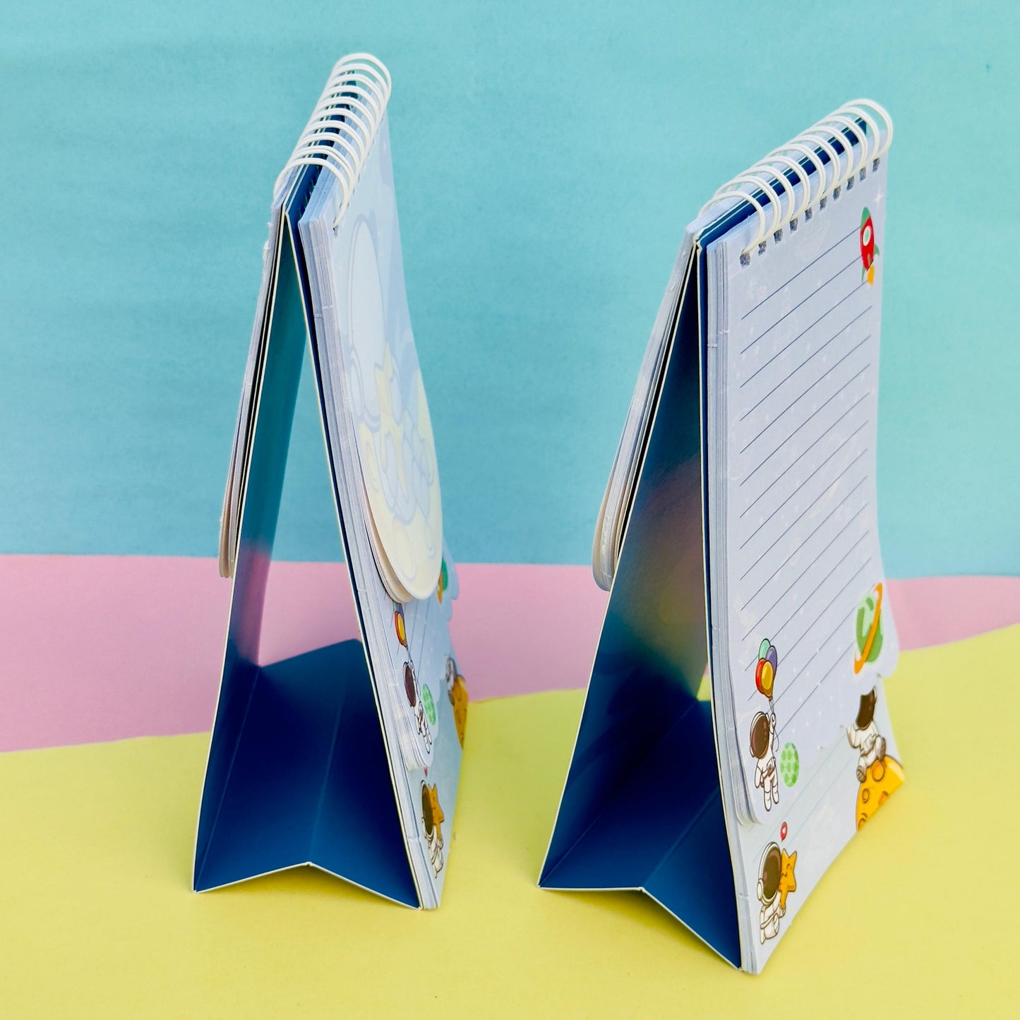 Space Galaxy Foiled Spiral - Notepad