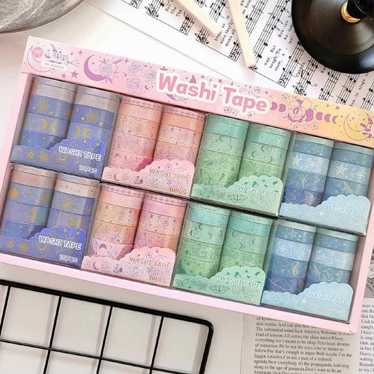 Vintage Washi Tape - Set Of 10