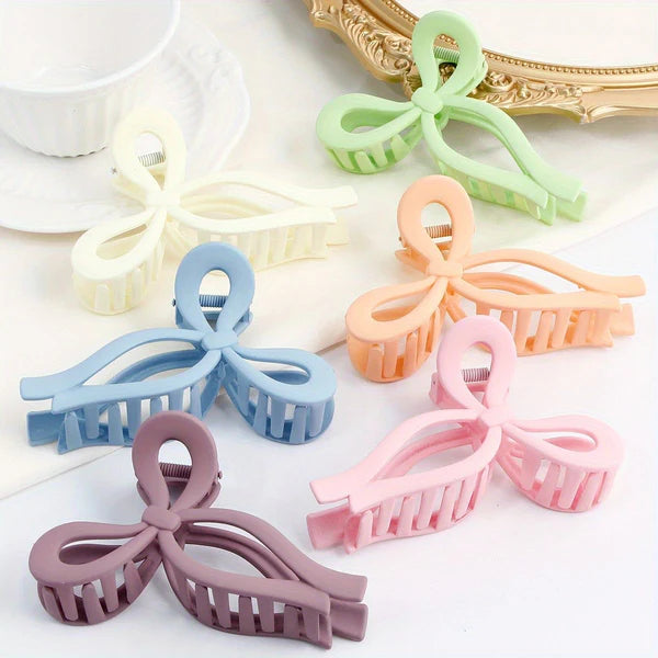 Bow Hair Claws - Set of 3