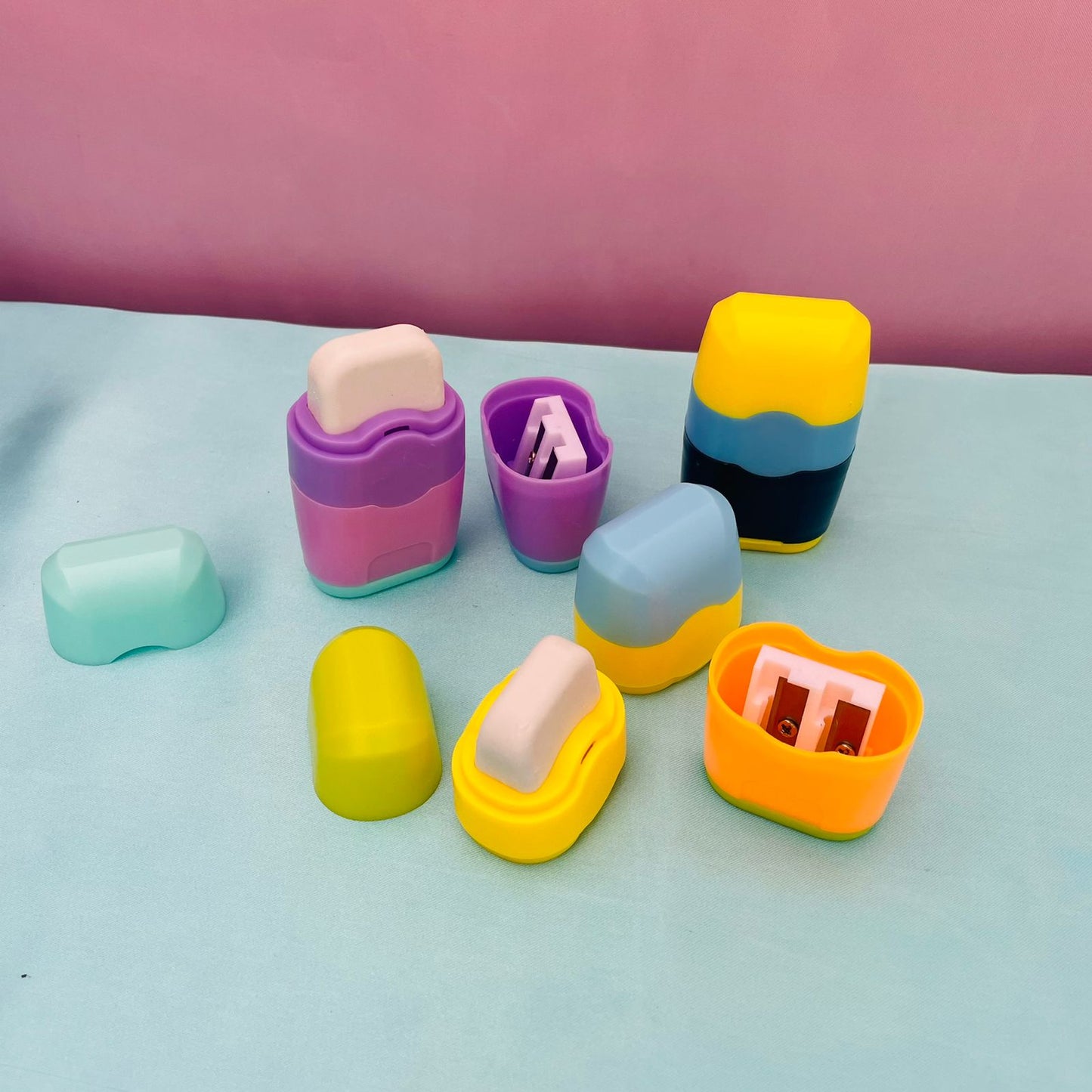 Macron Eraser & Sharpener