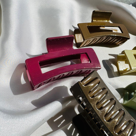 Shinny Rectangular - Hair Claws