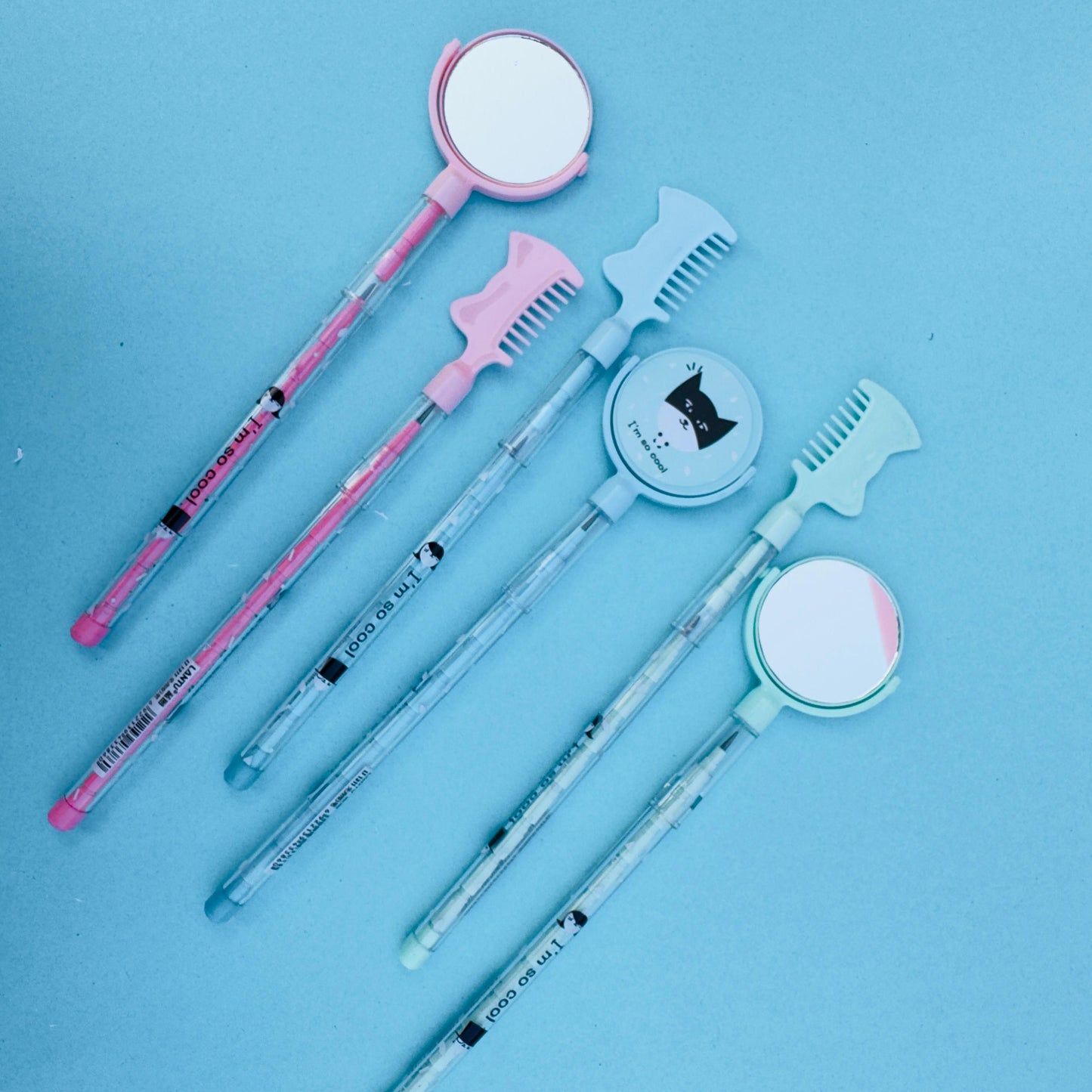 Mirror & Comb Bullet pencil - Set of 2