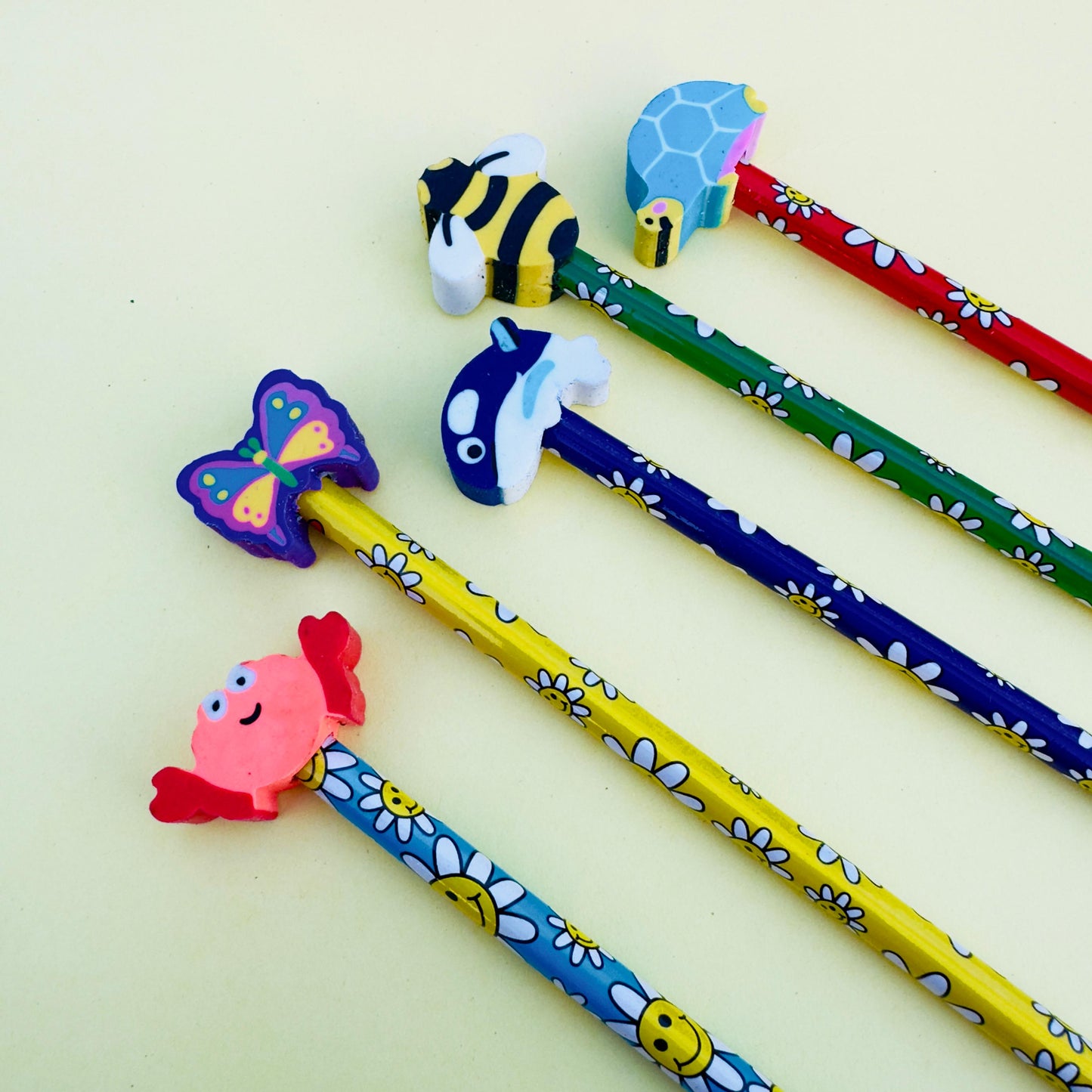 Animal Pencil with - Eraser Topper (Style 1)