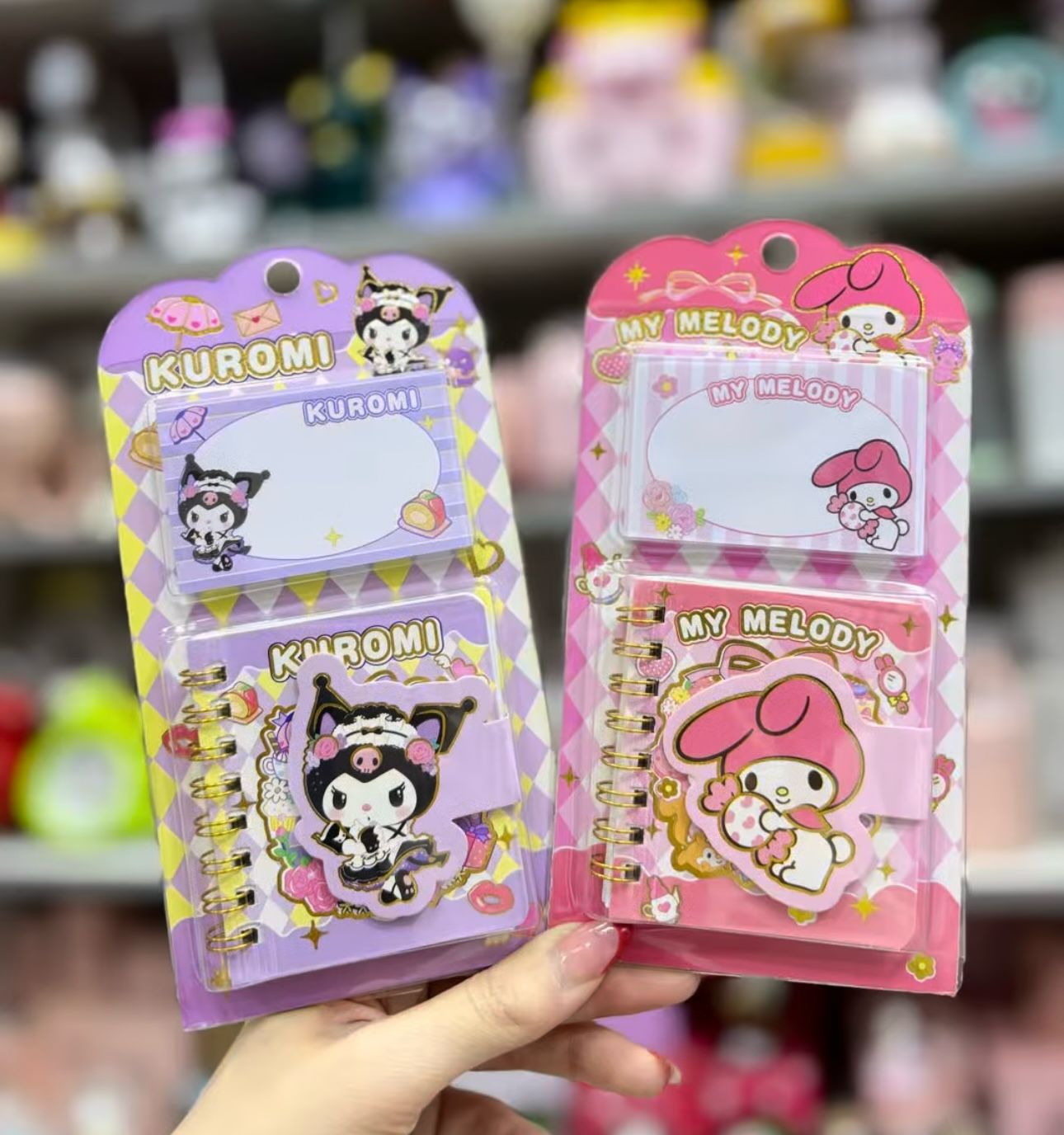 Kuromi Diary & Sticky Notes (Style 2)