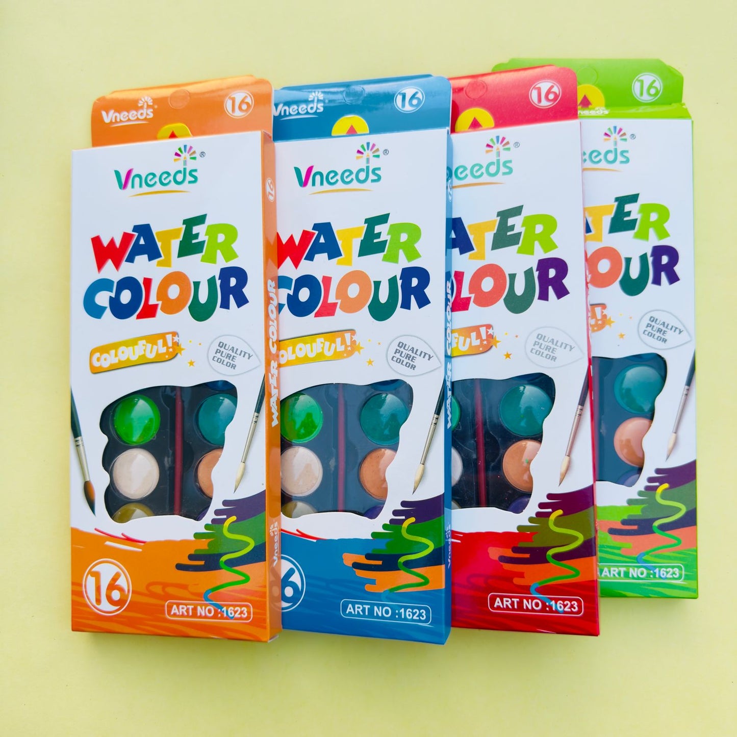 WATER COLOR'S (PACK OF 16)