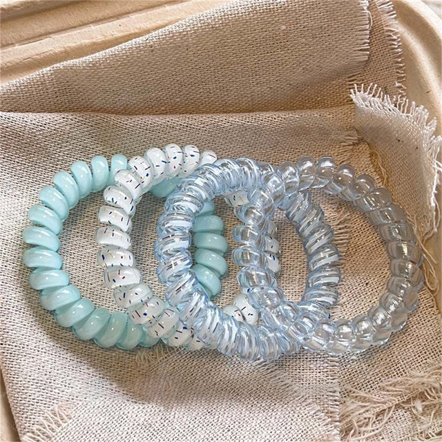 Blue Pastel Colors - Hair Tie Set of 4