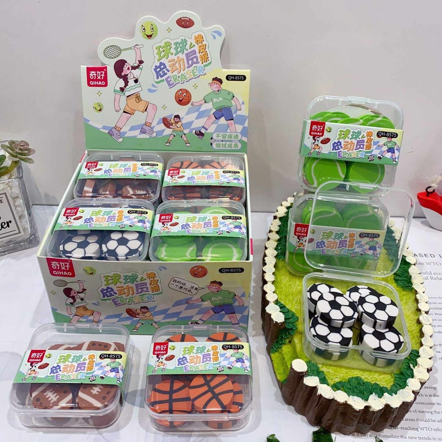 Ball Eraser - Set of 10