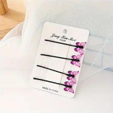 Korean Butterfly Clips - Set Of 4