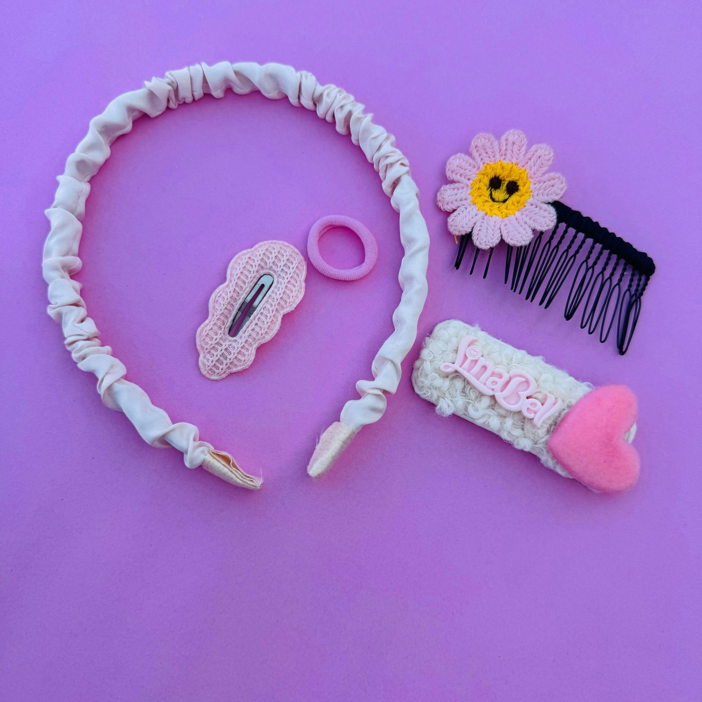 Pink Hair Accessories - Bundle