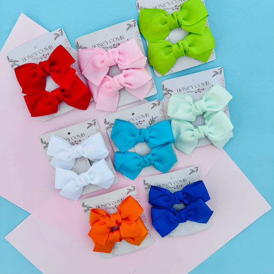 Macron Satin - Hair Bows
