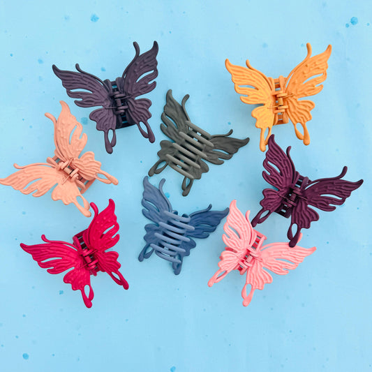 Matte Butterfly - Hair Claw