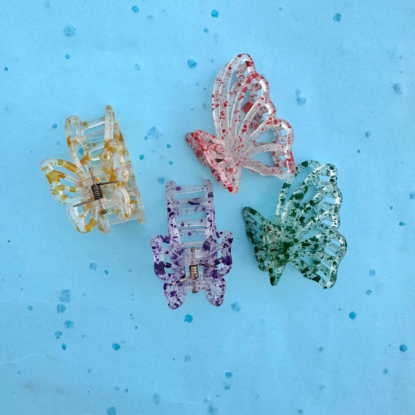 Butterfly Crystal - Hair Claws