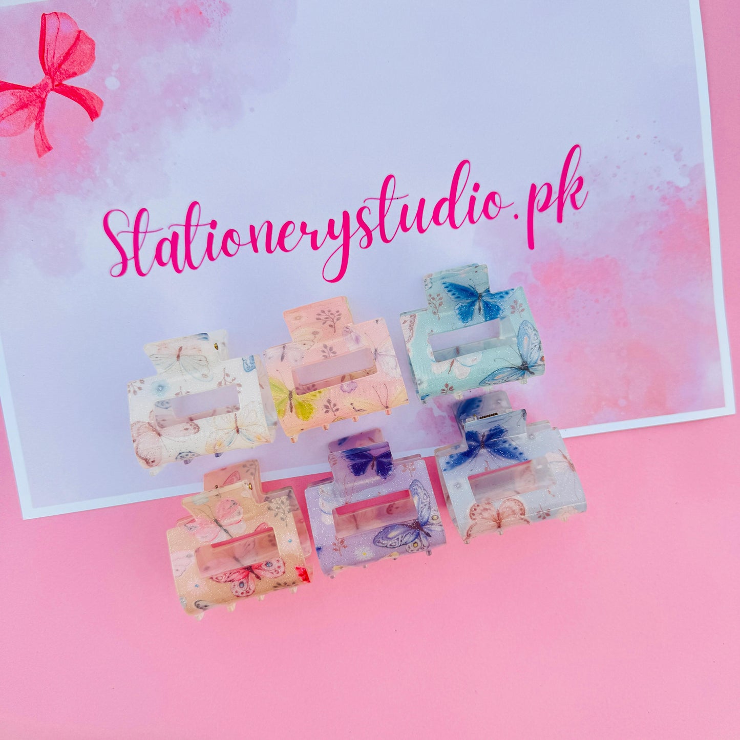 Aesthetic Butterfly Sheet - Hair Claw