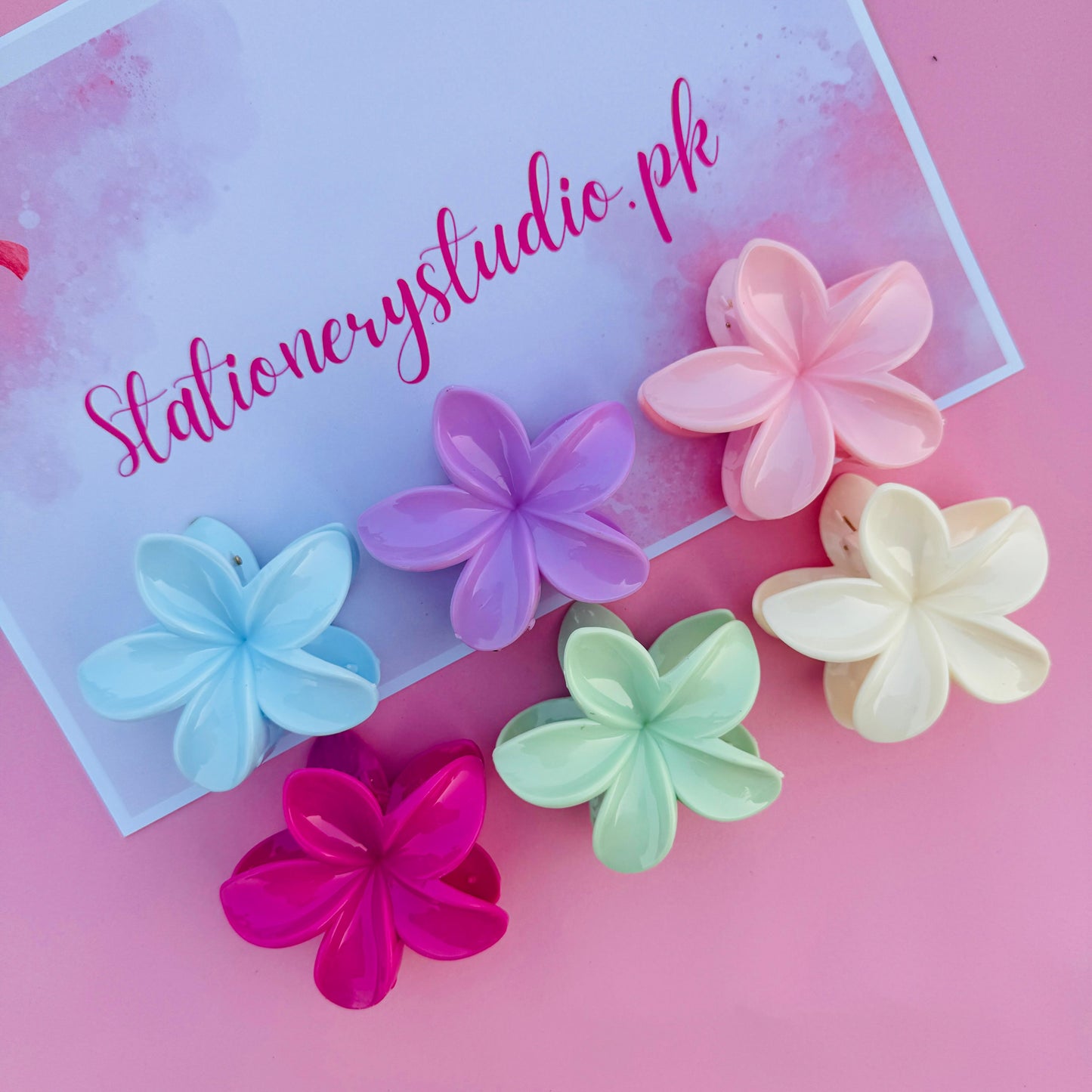 Pastel Lotus - Hair Claw (Large)