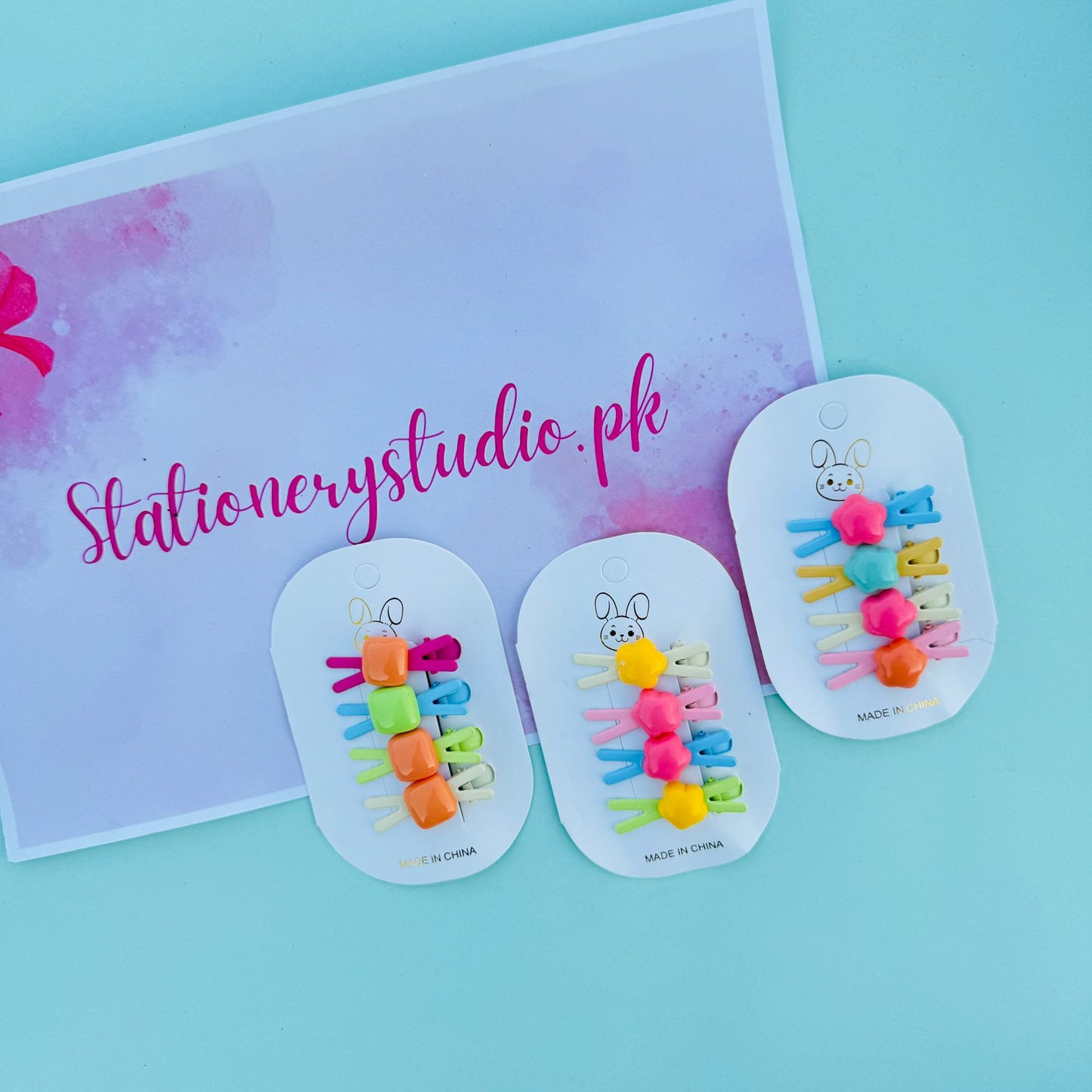 Candy Color Hair Pins - Pack of 4