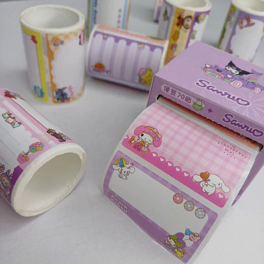 Kuromi Peel Off - Sticky Note Roll