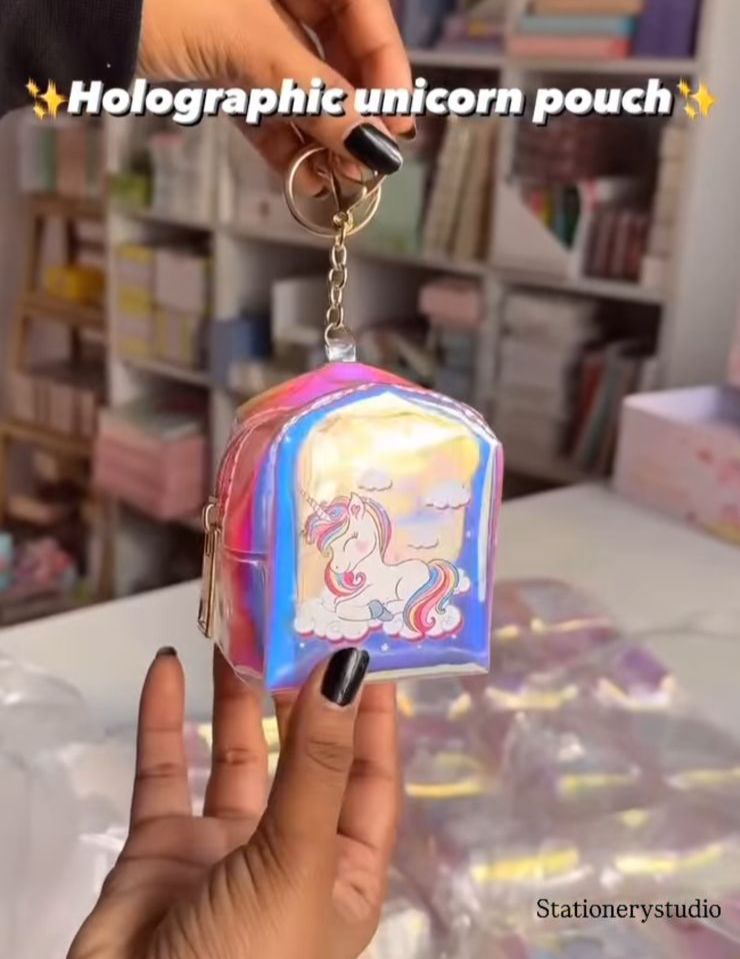 Holographic Unicorn - Coin Pouch