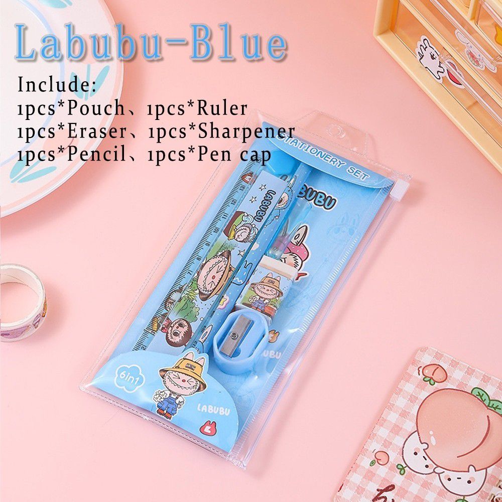 Labubu Pouch - Stationery Set