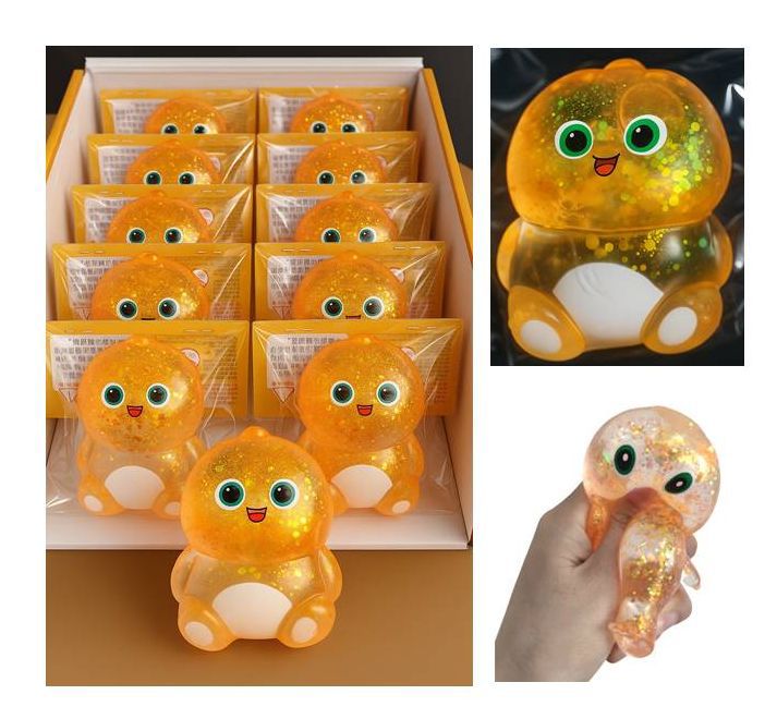 Glittery Dino - Squishy Toy