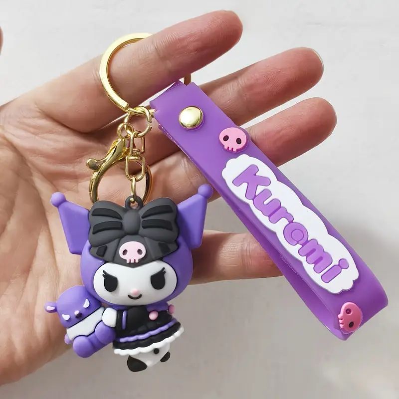 Purple Kuromi - Gold Keyring