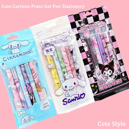 Kuromi Press Gelpen - Set of 6