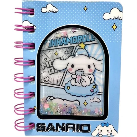 Kuromi Glitter Filled - Spiral Notebook