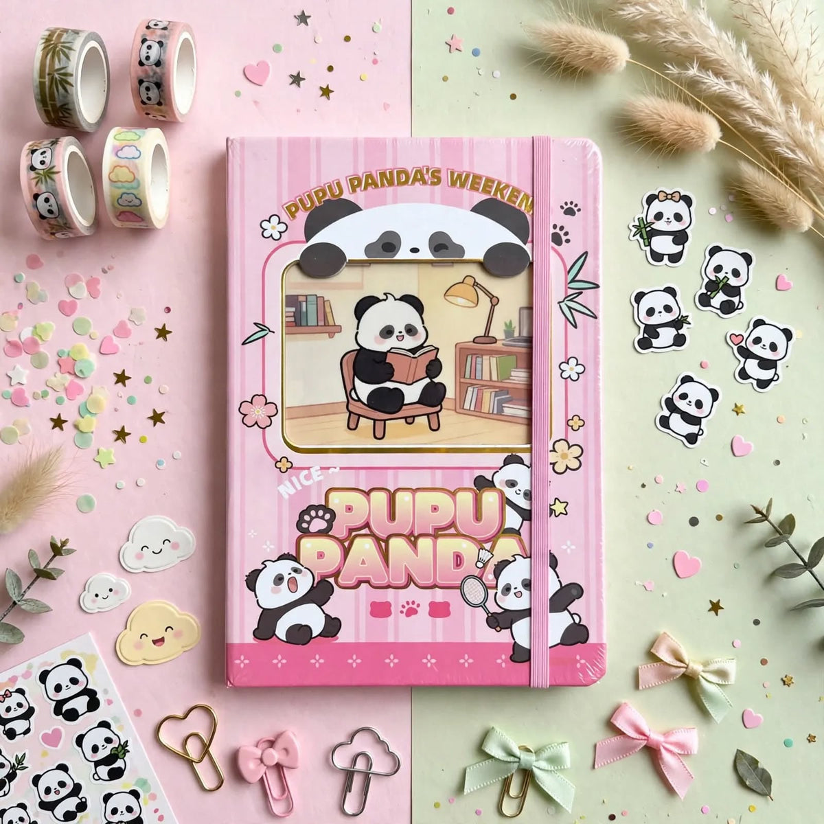 Pink Magical Panda - Notebook / Journal