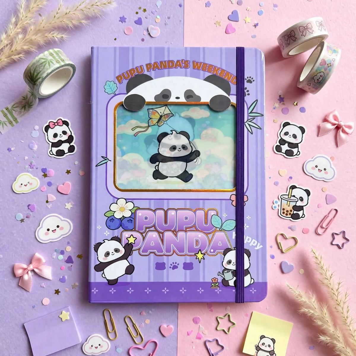 Purple Magical Panda - Notebook / Journal