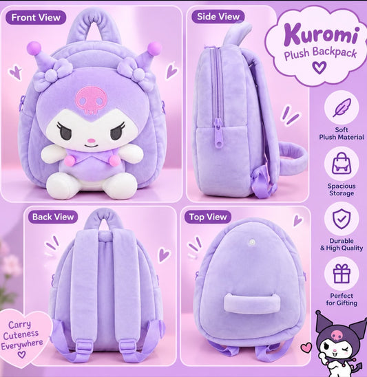 Kuromi Plush - Back Pack