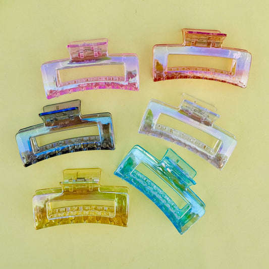 Holographic Rectangular - Hair Claw