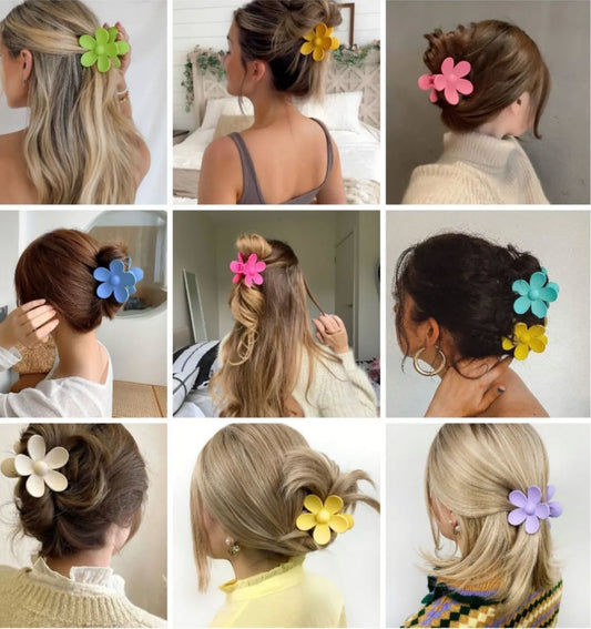 Flower- Hair Claw (Set of 3)