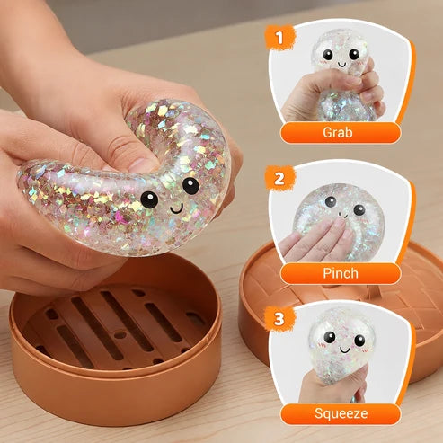 Glitter Dumpling - Squishy