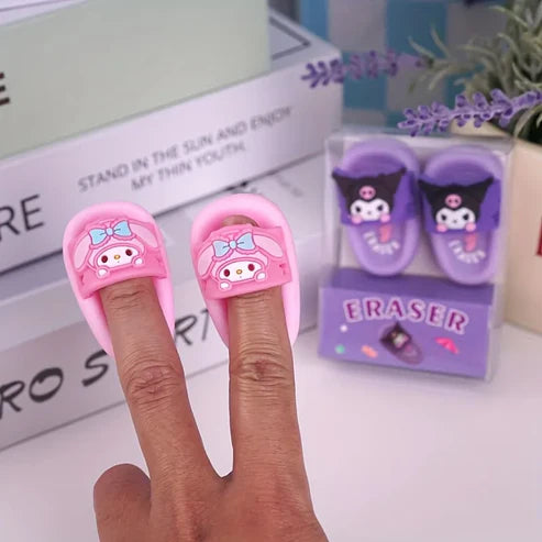 Melody Slipper Eraser - Set of 2