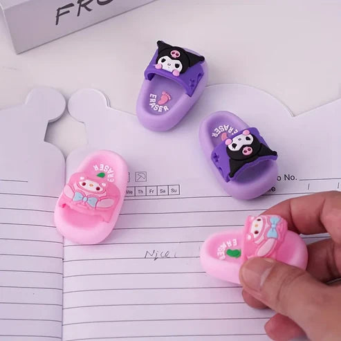 Kuromi Slipper Eraser - Set of 2