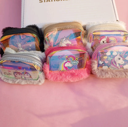 PLUSHIE UNICORN COIN POUCH - KEYRING