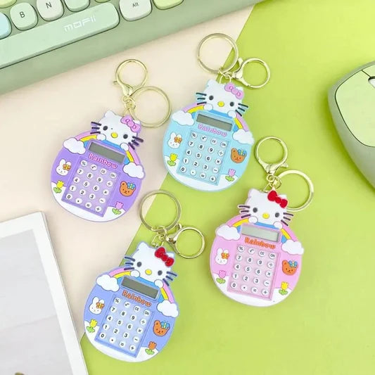 Hello Kitty - Calculator Keychain (Pink)