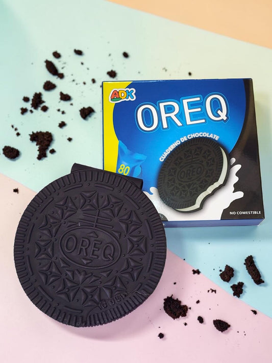 Oreo Cookie Scented Notebook - Chocolate Sandwich Cookie Design
