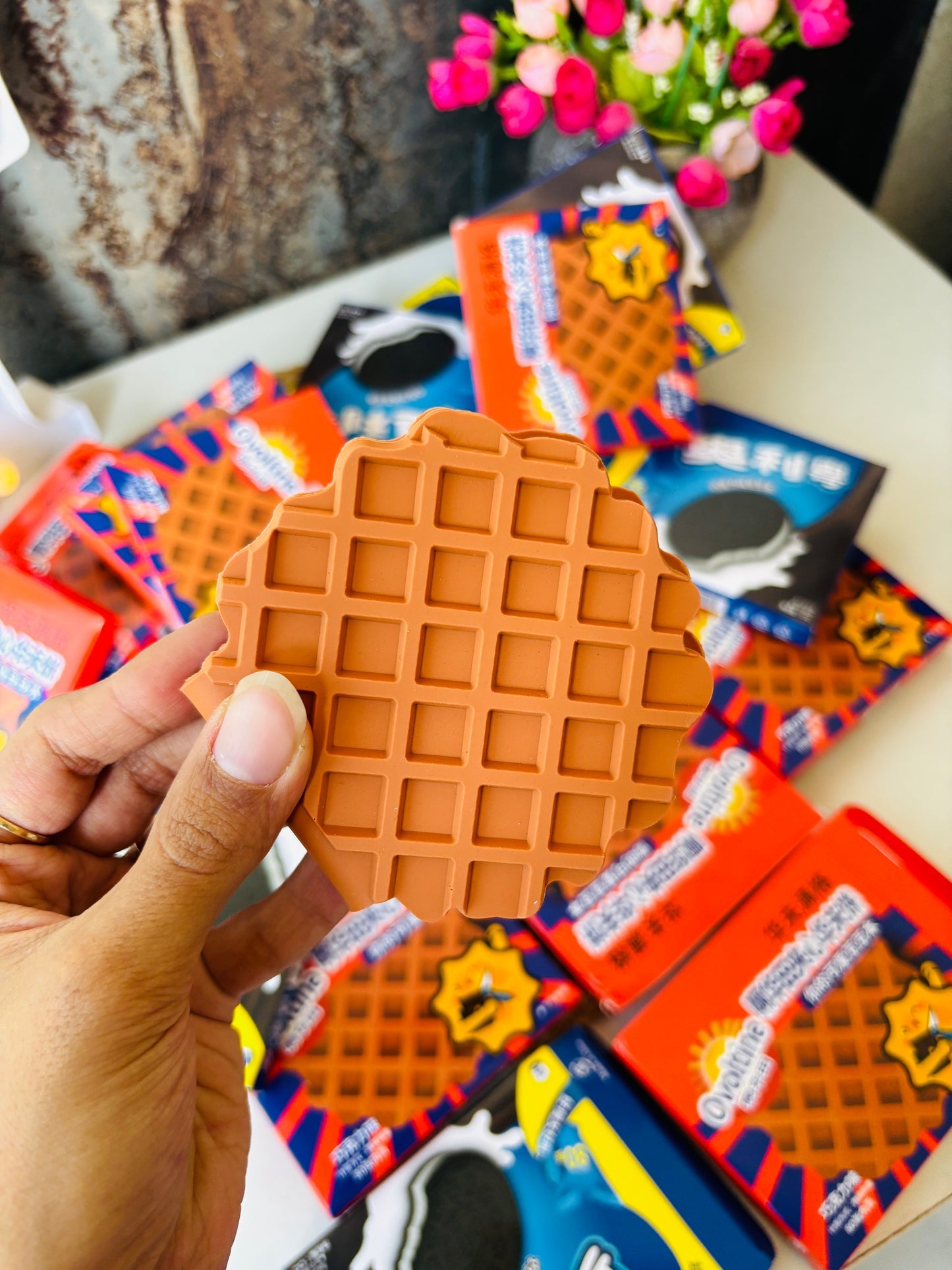 Ovaltine Chocolate Waffle Scented Notebook