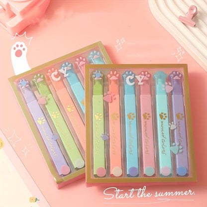 CAT'S PAW - HIGHLIGHTERS SET OF 6